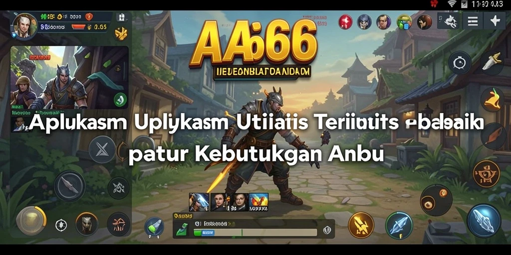 Tampilan antarmuka pengguna AA666 yang intuitif dan informatif.