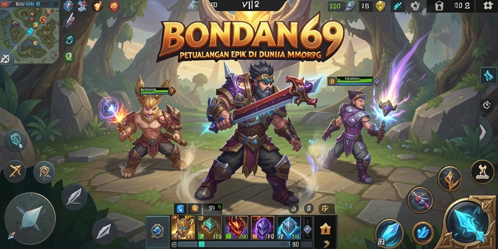 Gameplay seru BONDAN69 dengan petualangan epik di dunia MMORPG.