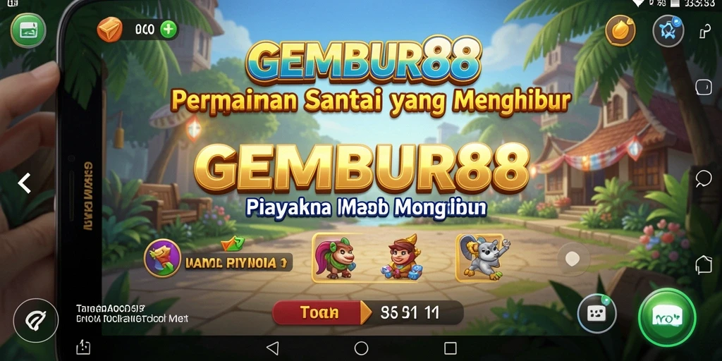 Screenshot menampilkan gameplay seru dari GEMBUR88.