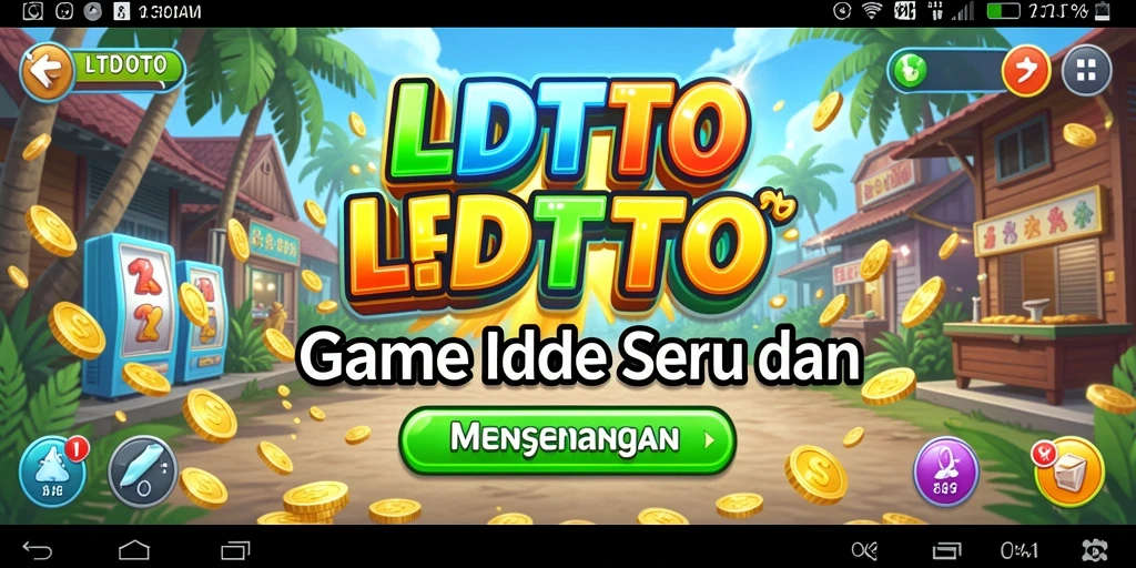 Tangkapan layar LTDTOTO menampilkan gameplay Idle yang menarik dan penuh warna.