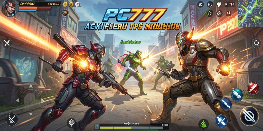 Tampilan gameplay seru dari PC777 dengan aksi mendebarkan.