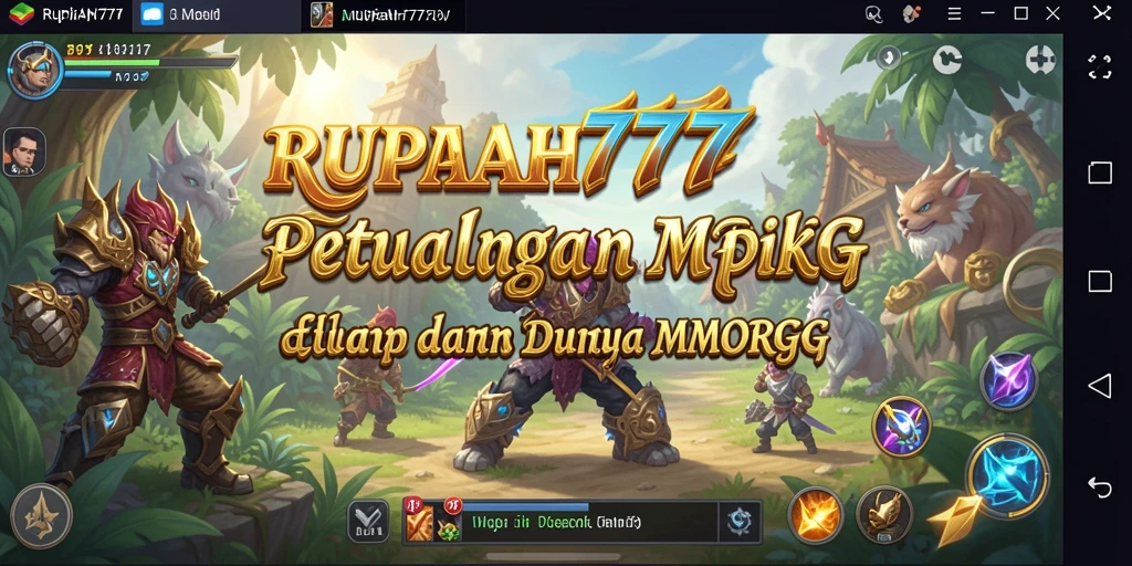 Tampilan menakjubkan dari gameplay RPG di RUPIAH777.