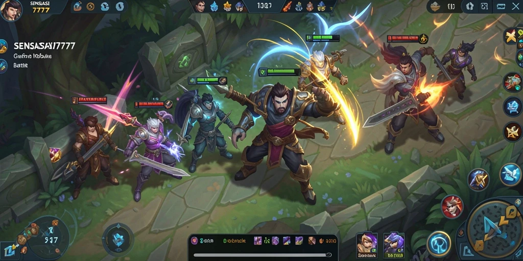 Tampilan gameplay mendebarkan dari SENSASI777.